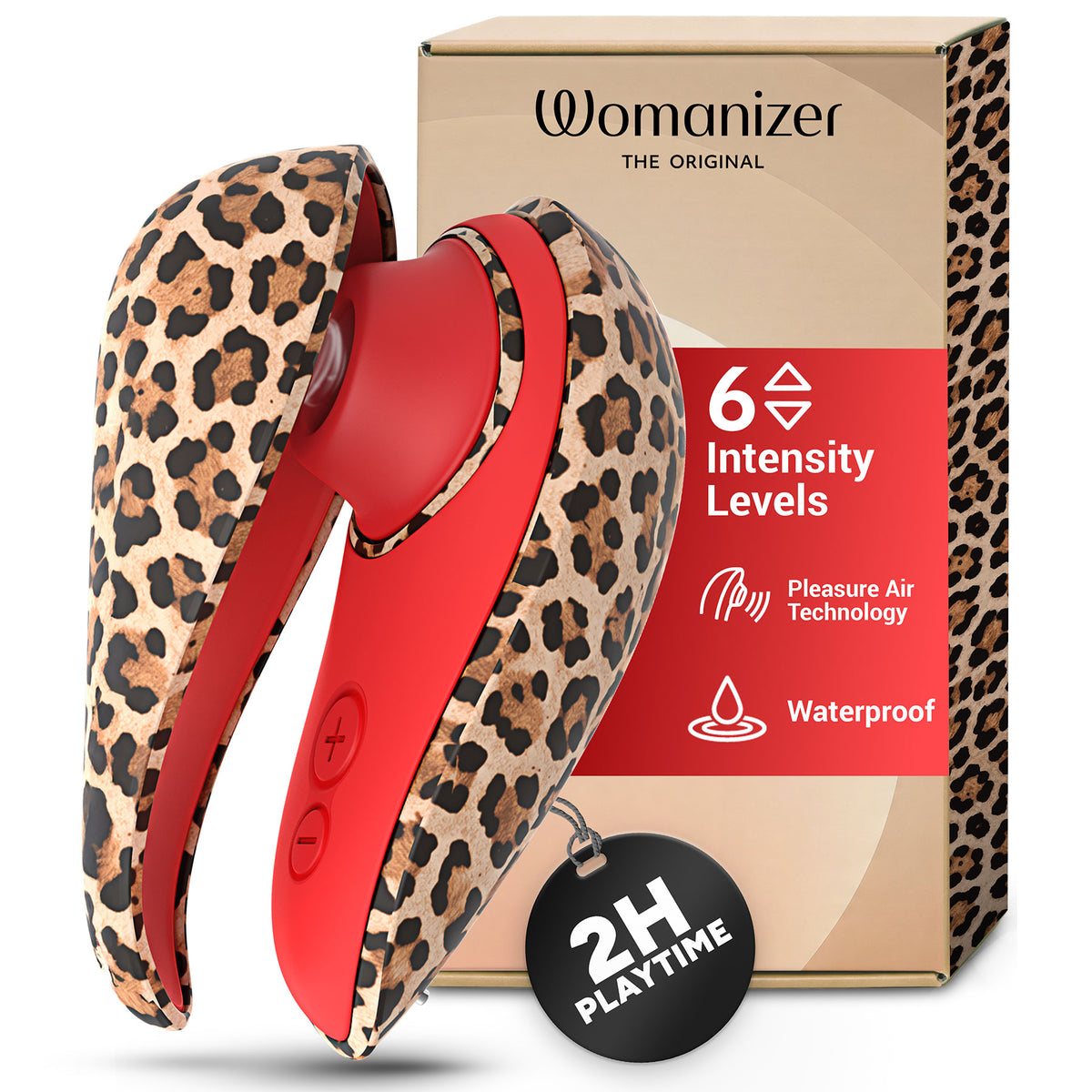 Womanizer Liberty 2 Pleasure Air Clitoral Stimulator - Leopard