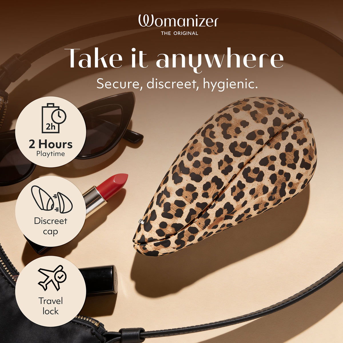 Womanizer Liberty 2 Pleasure Air Clitoral Stimulator - Leopard