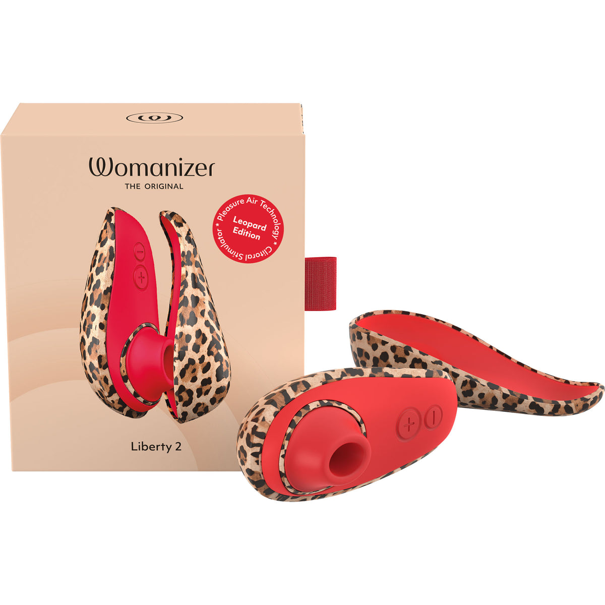 Womanizer Liberty 2 Pleasure Air Clitoral Stimulator - Leopard