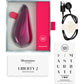 Womanizer Liberty 2 Iggy Azalea Pleasure Air Clitoral Stimulator - Metallic Pink