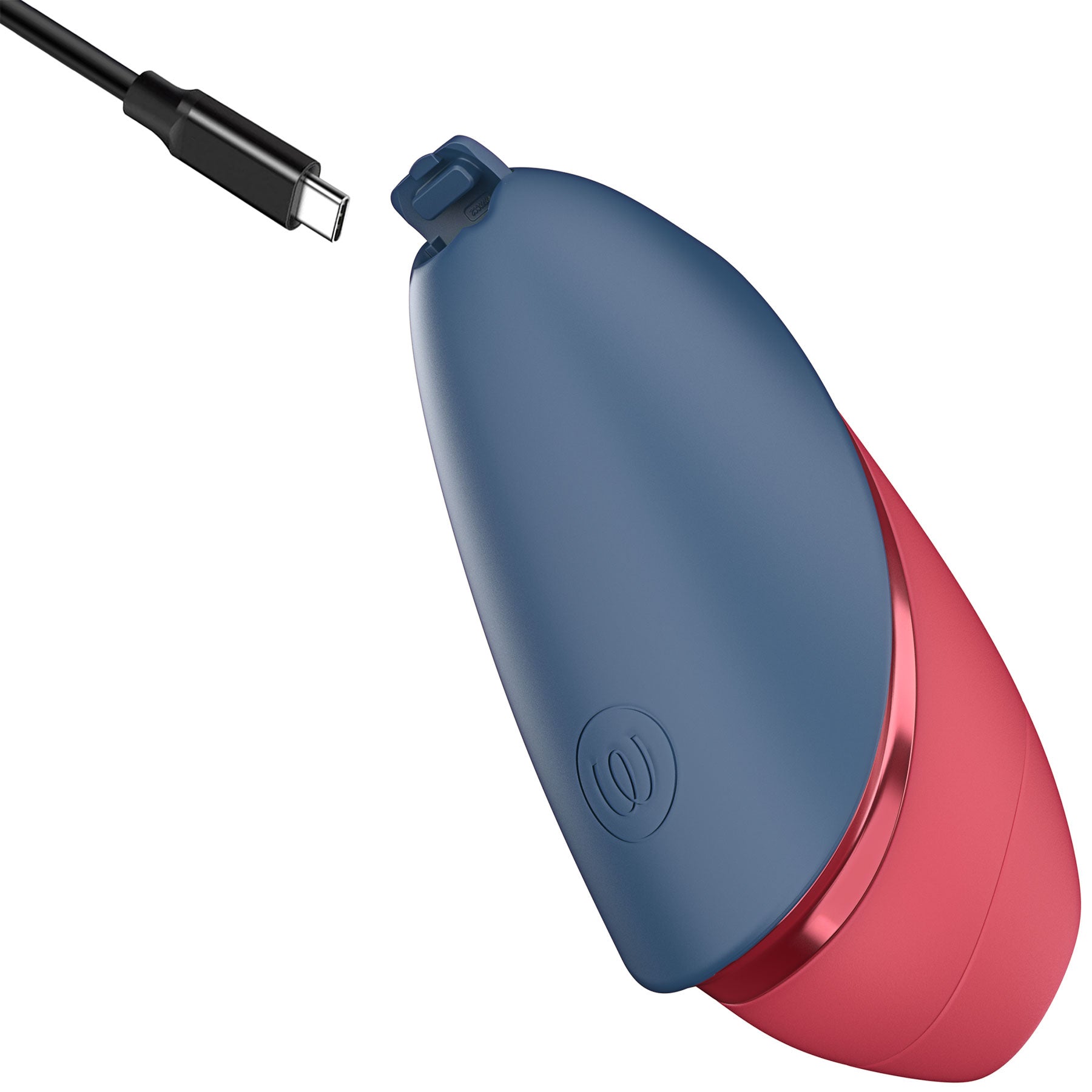 Womanizer Next Liberty Compact 3D Pleasure Air Clitoral Stimulator - Blue & Red