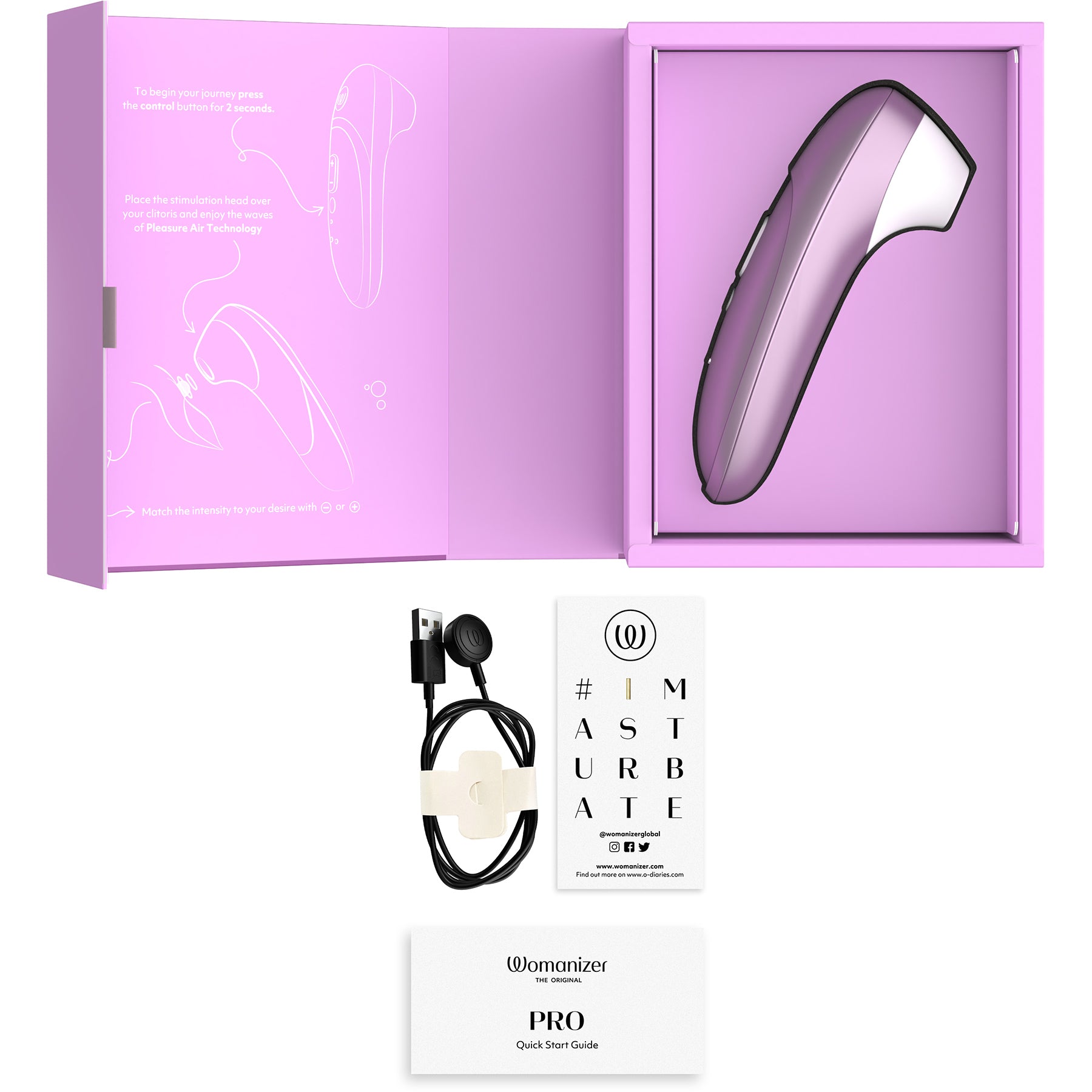 Womanizer Pro Pleasure Air Clitoral Stimulator