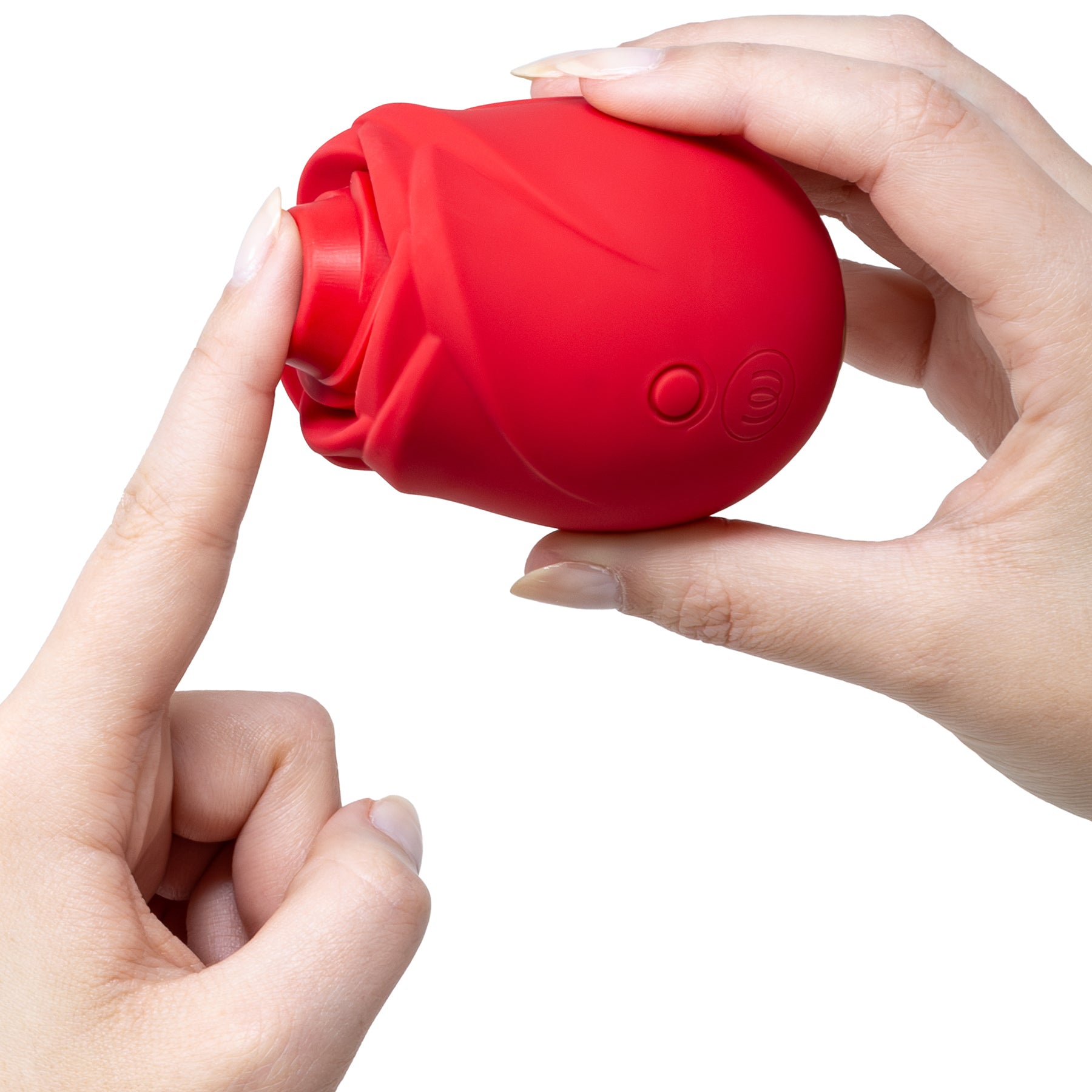 Womanizer Rose Pleasure Air Clitoral Stimulator | Silicone & Womanizer Rose Pleasure Air Clitoral Stimulator | Silicone &