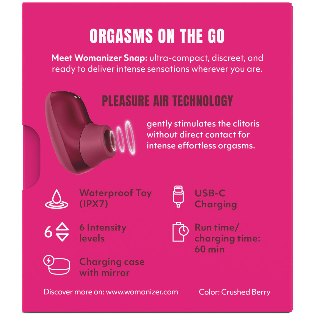 Womanizer Snap Portable Clitoral Stimulator