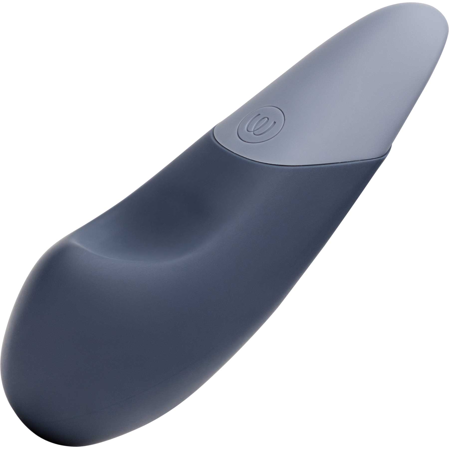 Womanizer Vibe Ultra Quiet Rumbly Silicone Lay-On Vibrator - Dark Blue