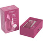 Womanizer Vibe Ultra Quiet Rumbly Silicone Lay-On Vibrator - Dusky Pink