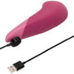 Womanizer Vibe Ultra Quiet Rumbly Silicone Lay-On Vibrator - Dusky Pink