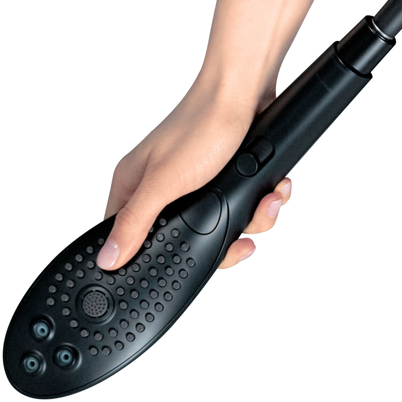 Womanizer Wave Shower Head & Water Massage Clitoral Stimulator - Black