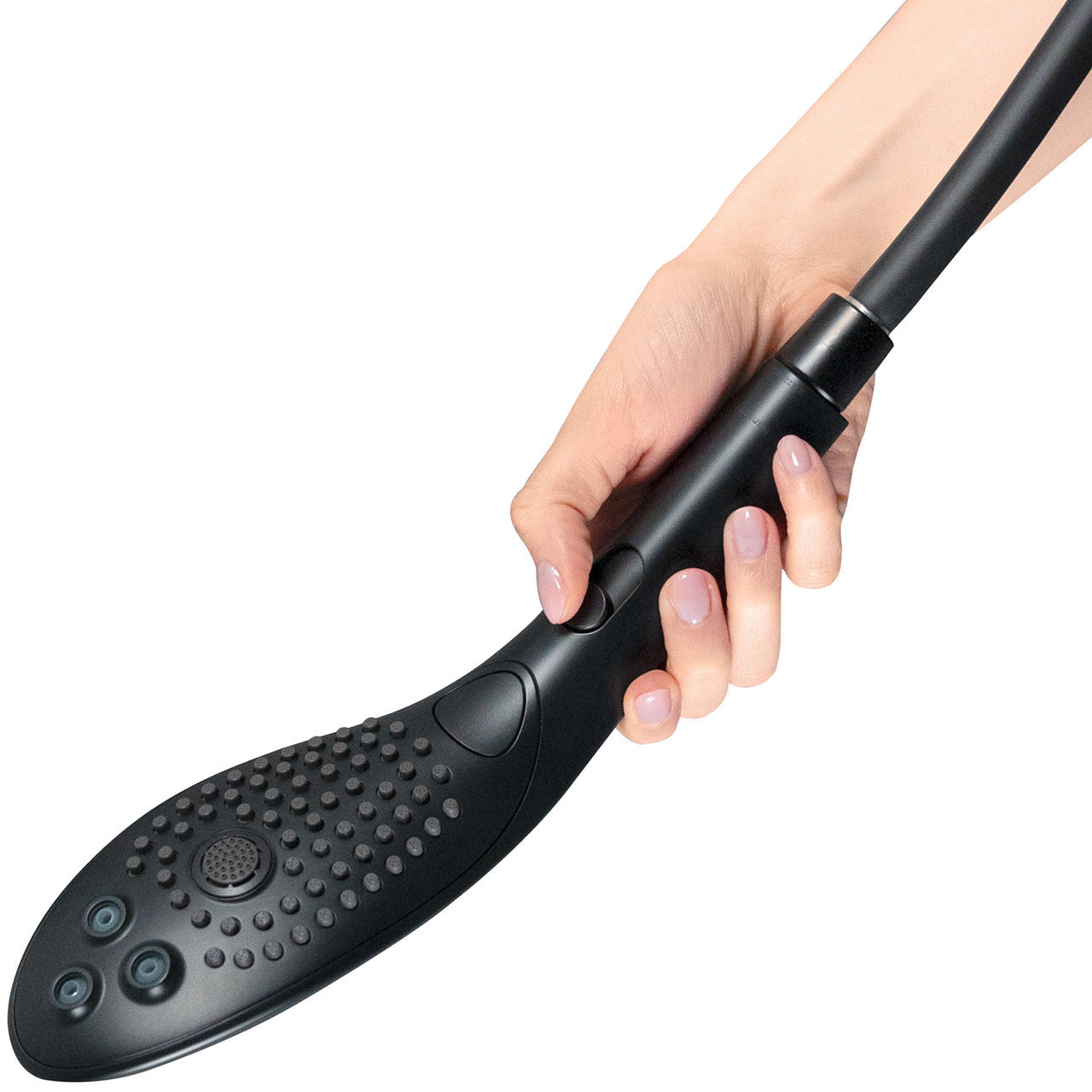 Womanizer Wave Shower Head & Water Massage Clitoral Stimulator - Black