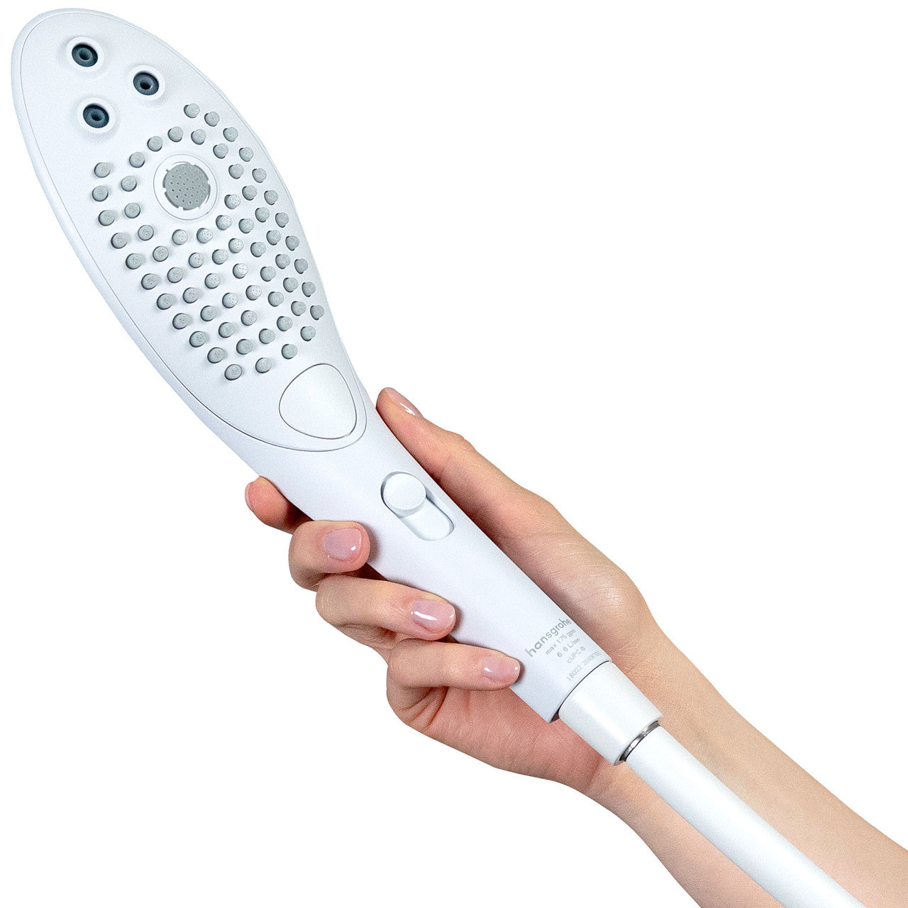 Womanizer Wave Shower Head & Water Massage Clitoral Stimulator - White