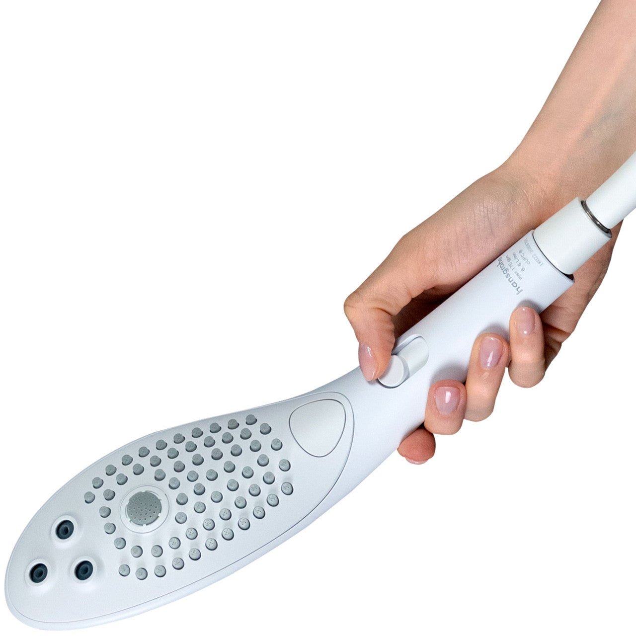 Womanizer Wave Shower Head & Water Massage Clitoral Stimulator - White