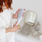 Womanizer Wave Shower Head & Water Massage Clitoral Stimulator - White