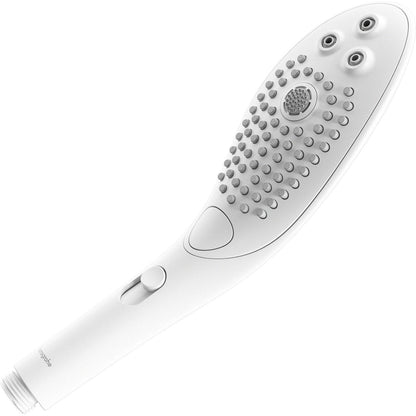 Womanizer Wave Shower Head & Water Massage Clitoral Stimulator - White