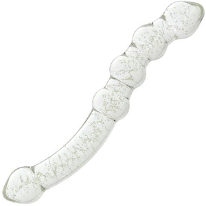 Whipsmart 6.5" Glow In The Dark Dual Ended Beaded Glass Dildo