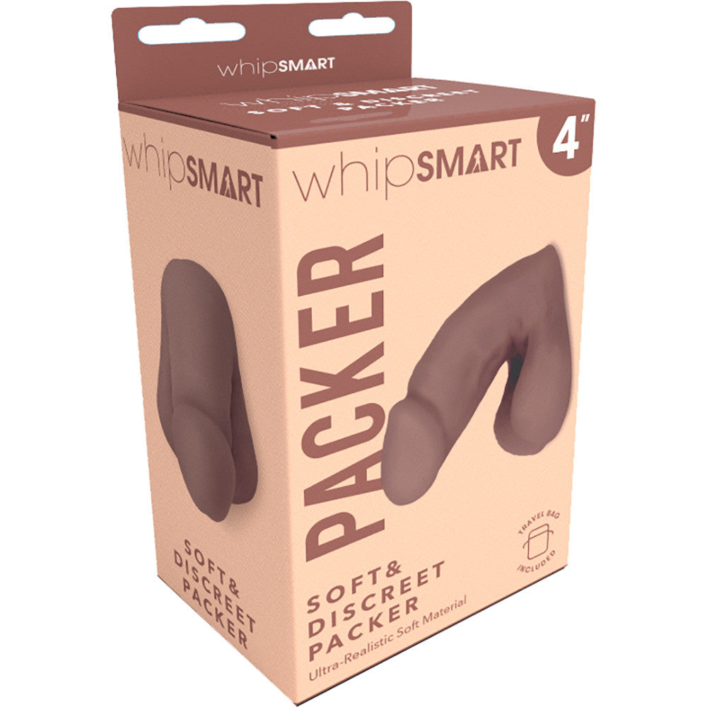 Whipsmart 4" Soft & Discreet Penis Packer - Chocolate