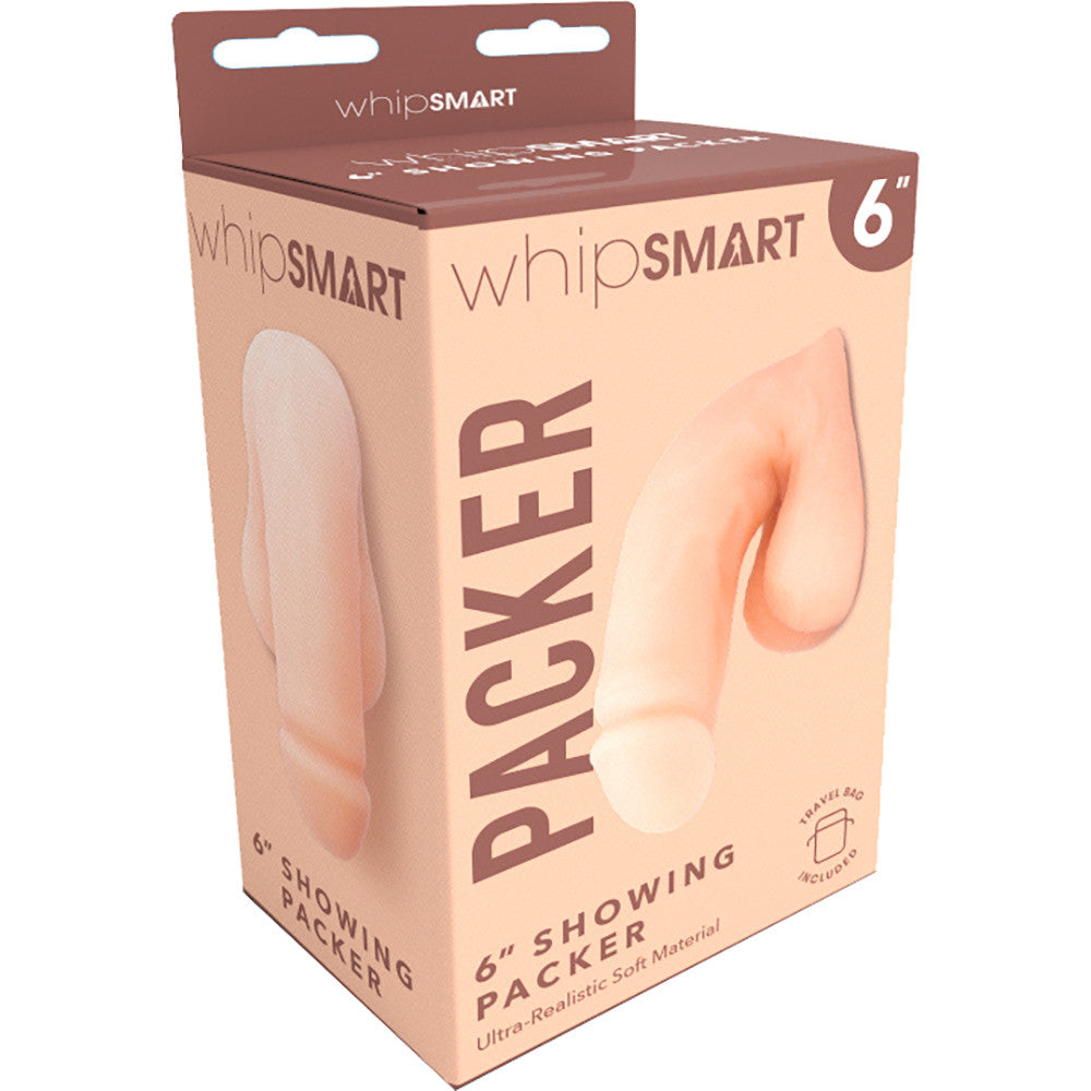 Whipsmart 6" Showing Penis Packer - Vanilla