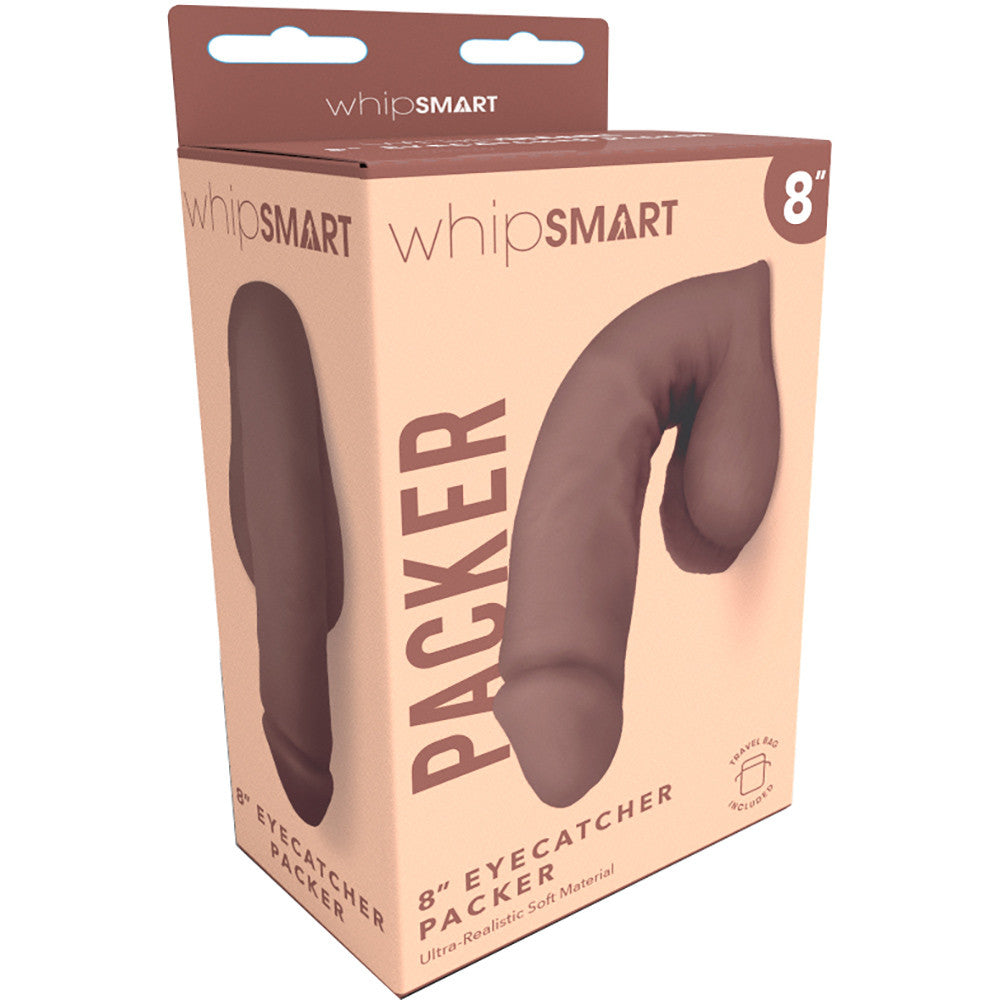 Whipsmart 8" Eyecatcher Penis Packer - Chocolate