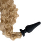 Whipsmart Furry Tales 4" Silicone Pony Tail Butt Plug - Blonde