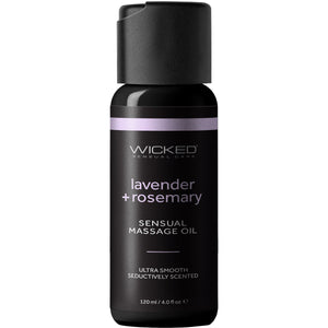 Wicked Lavender & Rosemary Sensual Massage Oil 4 fl oz