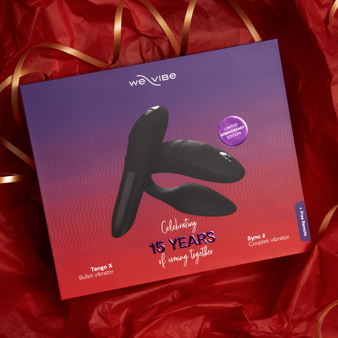 We-Vibe 15 Year Anniversary Collection Set With We-Vibe Sync 2 & We-Vibe Tango X