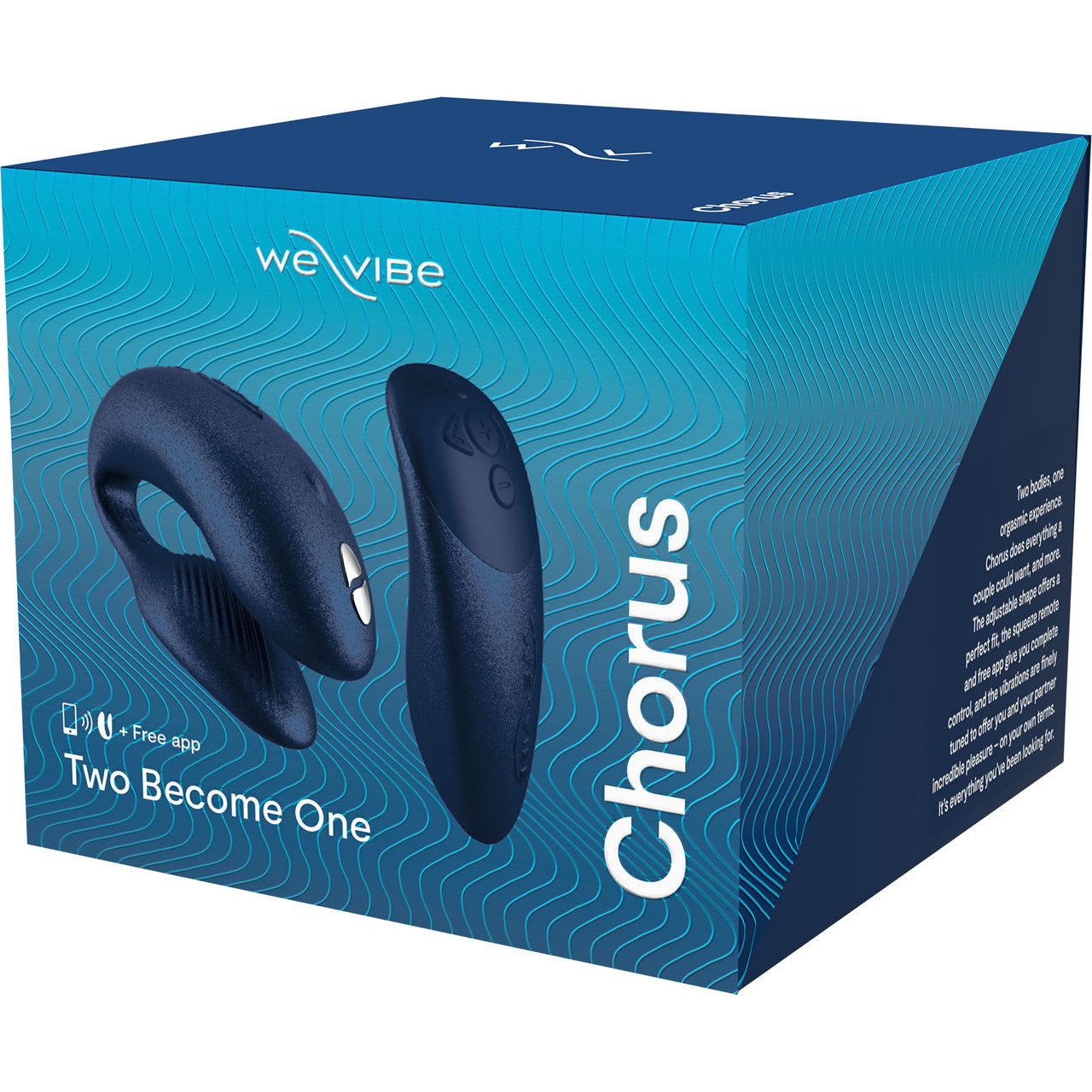 We-Vibe Chorus Remote & App Controlled Couples Vibrator - Cosmic Blue