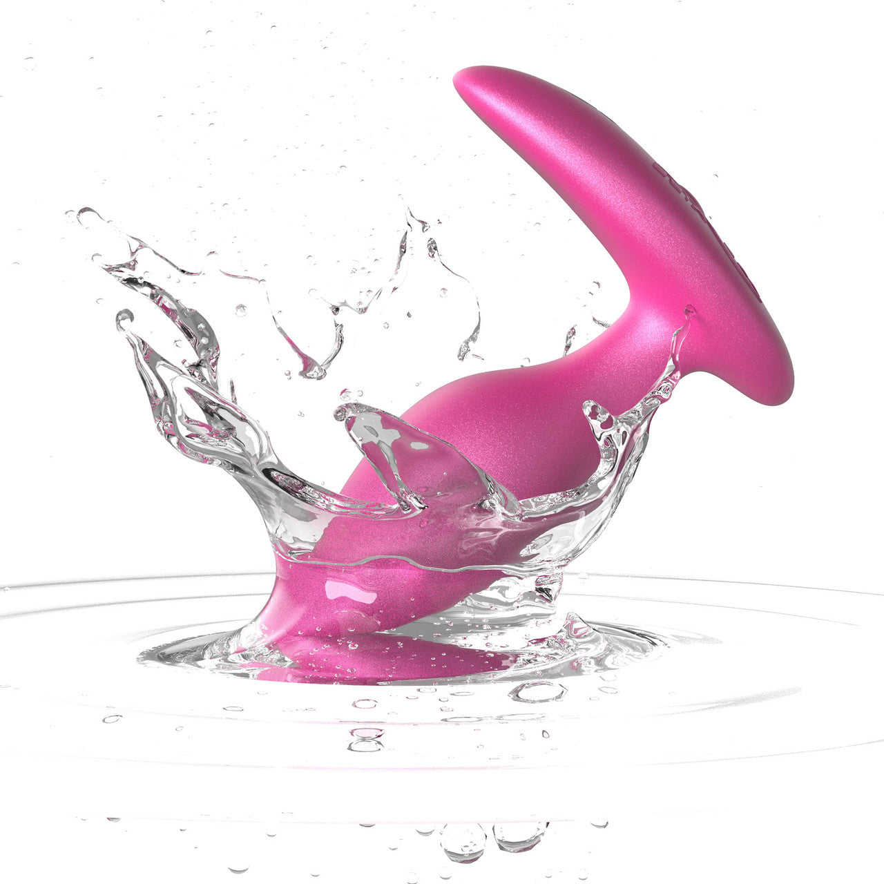 We-Vibe Ditto+ Vibrating Silicone Rechargeable Waterproof Anal Plug - Cosmic Pink