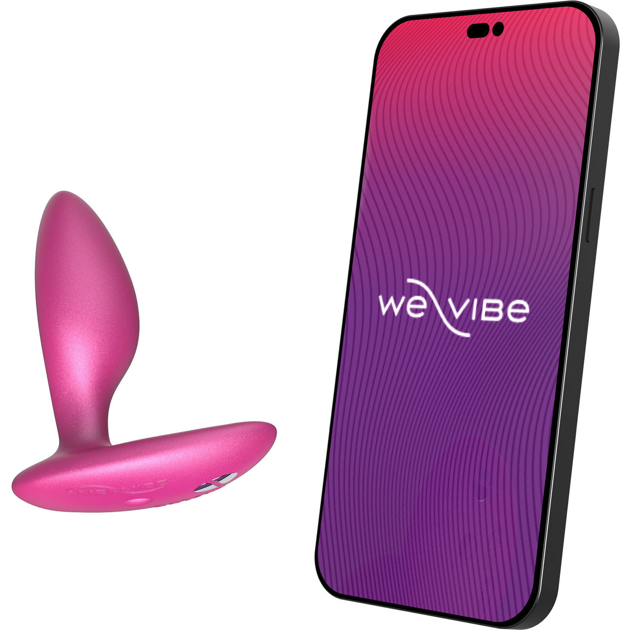 We-Vibe Ditto+ Vibrating Silicone Rechargeable Waterproof Anal Plug - Cosmic Pink