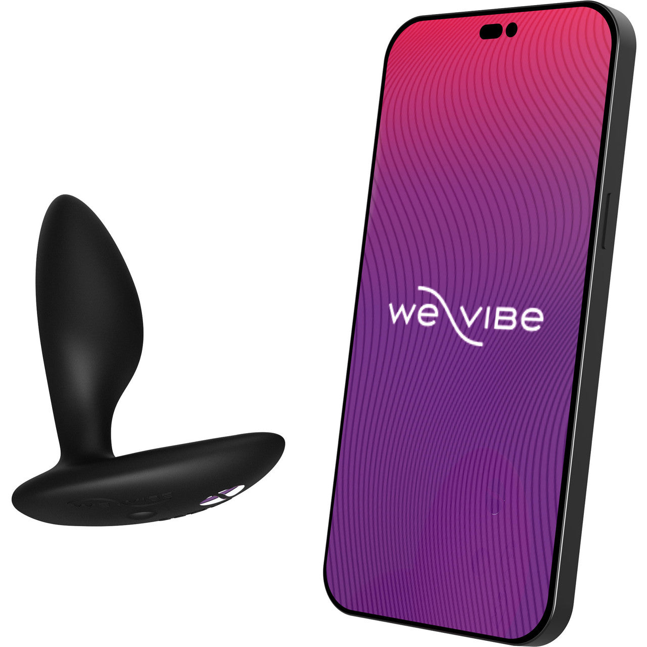 We-Vibe Ditto+ Vibrating Silicone Rechargeable Waterproof Anal Plug - Satin Black