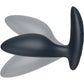 We-Vibe Ditto+ Vibrating Silicone Anal Plug - Satin Black