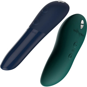 Forever Favorites Set By We-Vibe With Touch X & Tango X Powerful Vibrators - Blue & Green