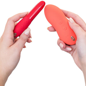 Forever Favorites Set By We-Vibe With Touch X & Tango X Powerful Waterproof Vibrators - Red & Coral