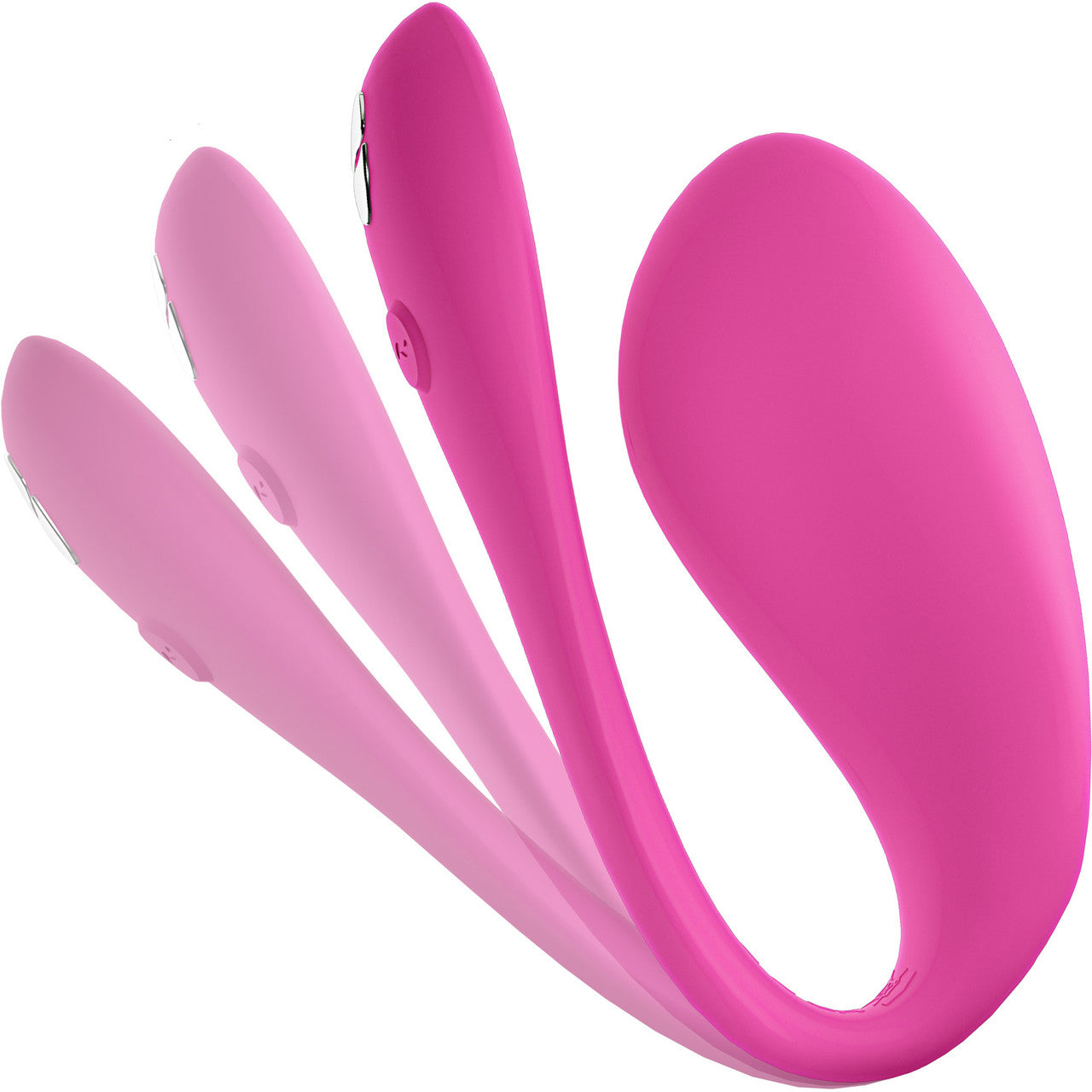 Jive 2 By We-Vibe Rechargeable Silicone App Controlled Wearable G-Spot Vibrator - Electric Pink