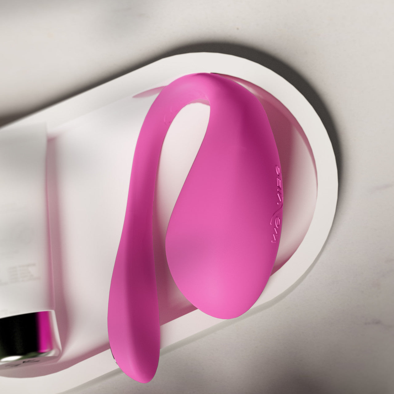 Jive 2 By We-Vibe Rechargeable Silicone App Controlled Wearable G-Spot Vibrator - Electric Pink