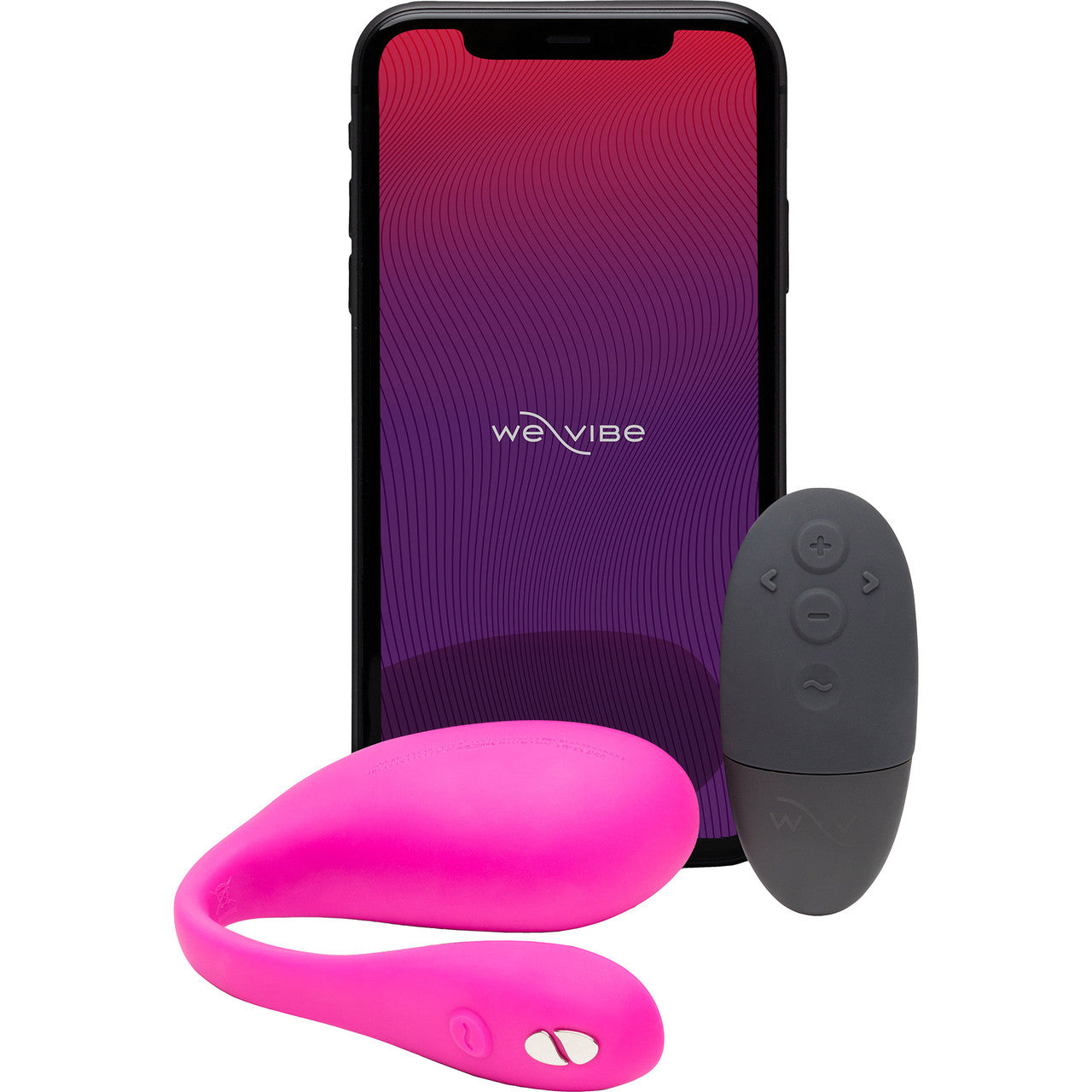 Jive 2 By We-Vibe Rechargeable Silicone App Controlled Wearable G-Spot Vibrator - Electric Pink