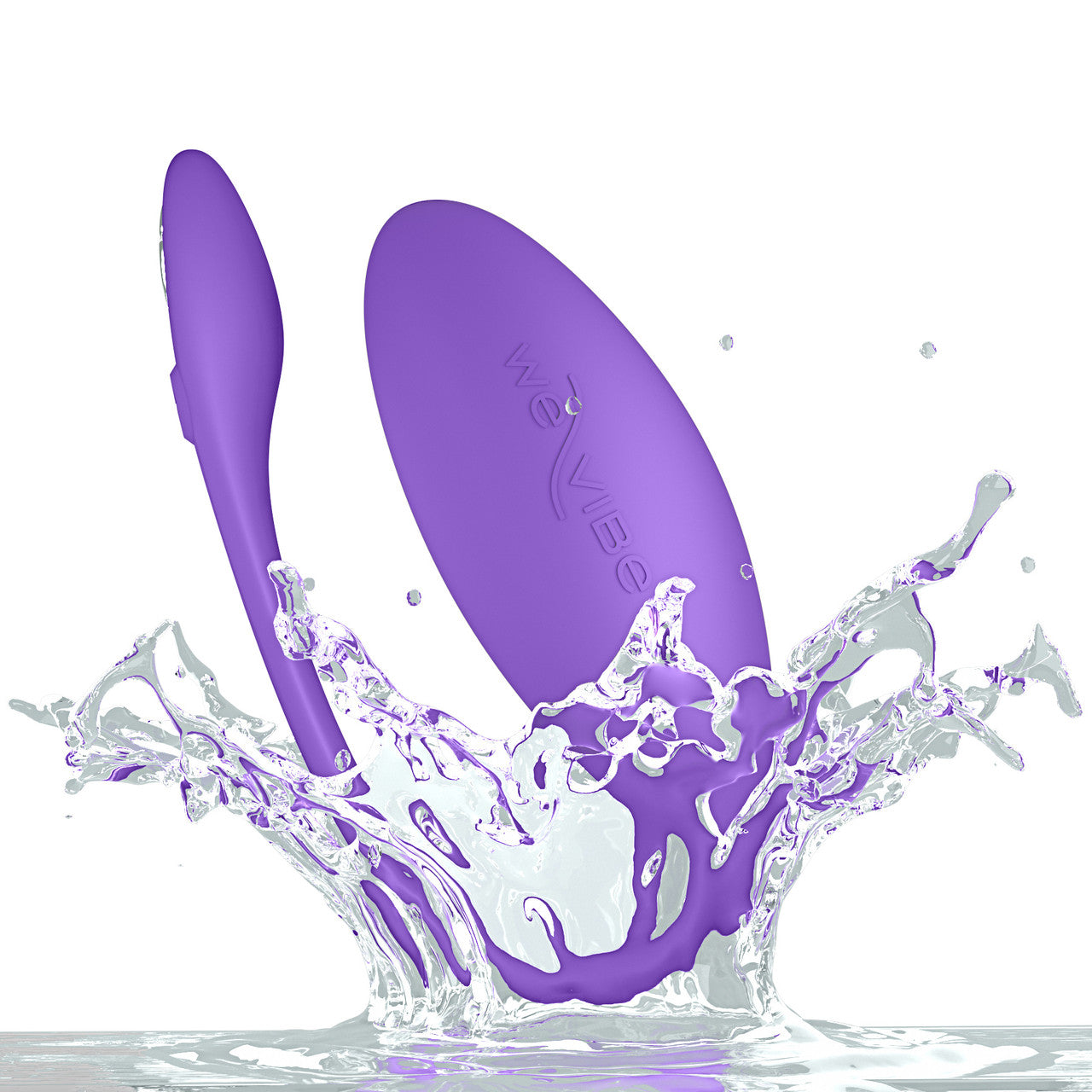 Jive Lite By We-Vibe Rechargeable Silicone App Controlled Wearable G-Spot Vibrator - Purple