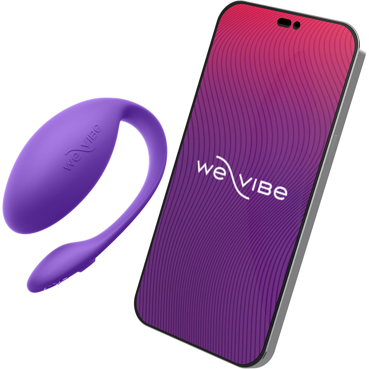 Jive Lite By We-Vibe Rechargeable Silicone App Controlled Wearable G-Spot Vibrator - Purple