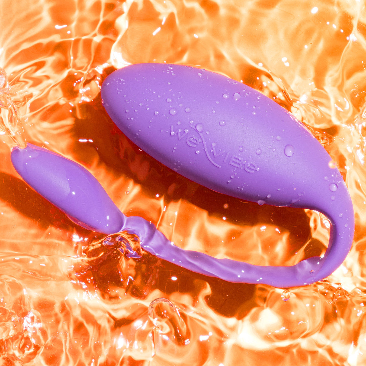 Jive Lite By We-Vibe Rechargeable Silicone App Controlled Wearable G-Spot Vibrator - Purple