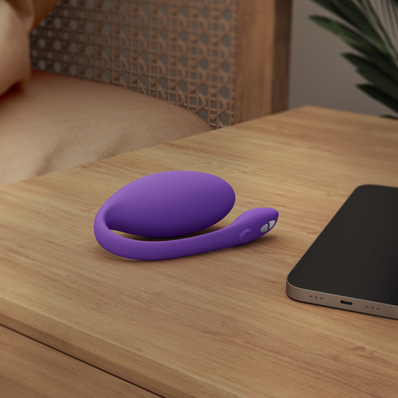 Jive Lite By We-Vibe Rechargeable Silicone App Controlled Wearable G-Spot Vibrator - Purple