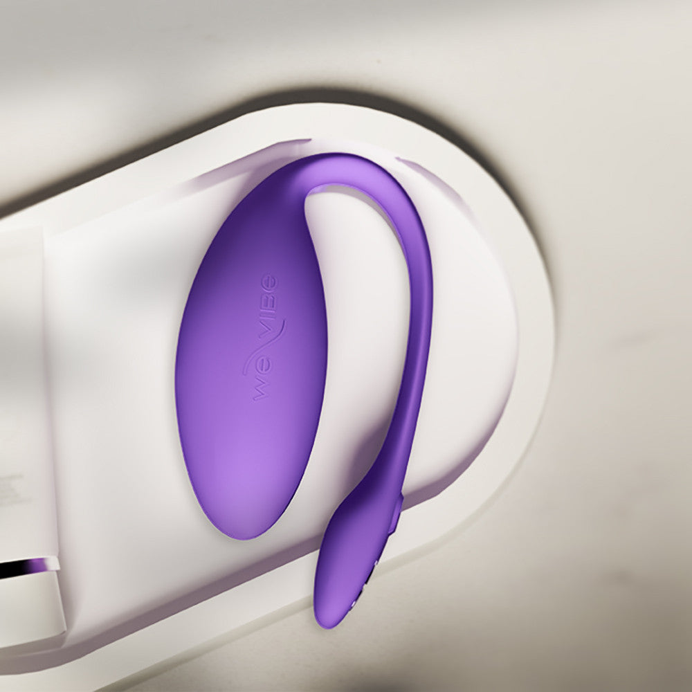 Jive Lite By We-Vibe Rechargeable Silicone App Controlled Wearable G-Spot Vibrator - Purple