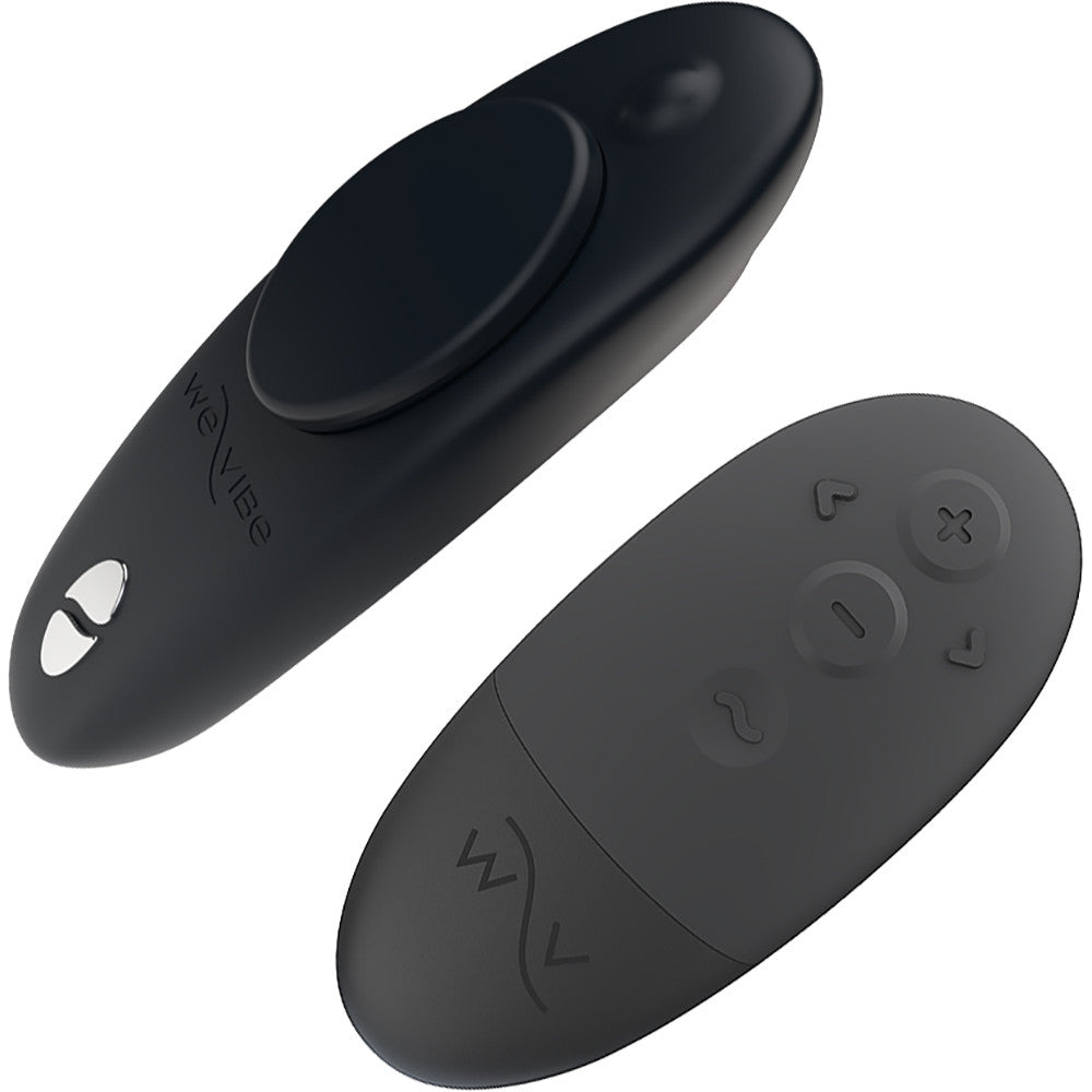 Moxie+ by We-Vibe Wearable Hands-Free Remote or App Controlled Panty Vibrator - Black