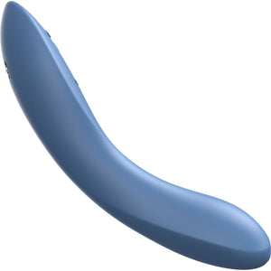 Rave 2 Twisted Pleasure By We-Vibe Silicone Rechargeable G-Spot Vibrator - Muted Blue