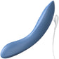 Rave 2 Twisted Pleasure By We-Vibe Silicone Rechargeable G-Spot Vibrator - Muted Blue