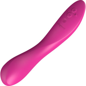 Rave 2 Twisted Pleasure By We-Vibe Silicone Rechargeable G-Spot Vibrator - Bold Pink