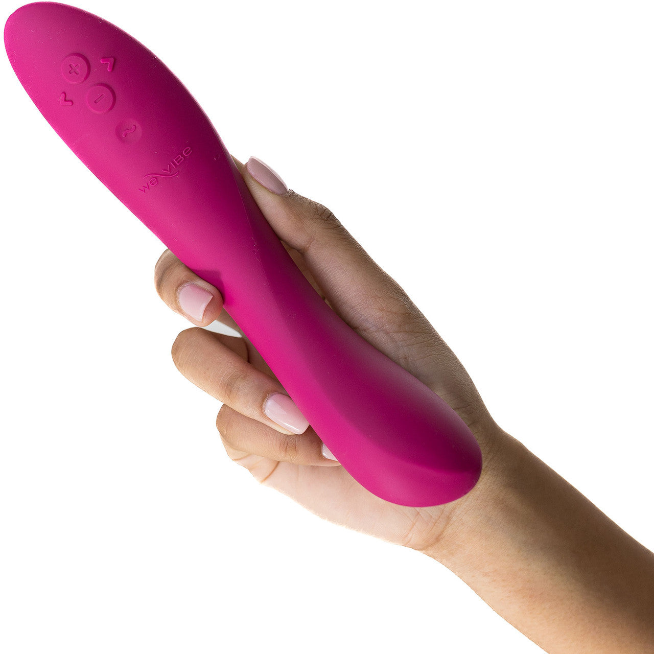 Rave 2 Twisted Pleasure By We-Vibe Silicone Rechargeable G-Spot Vibrator - Bold Pink