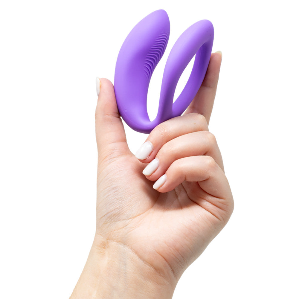 We-Vibe Sync O Rechargeable Silicone Remote & App Controlled Couples Vibrator - Purple