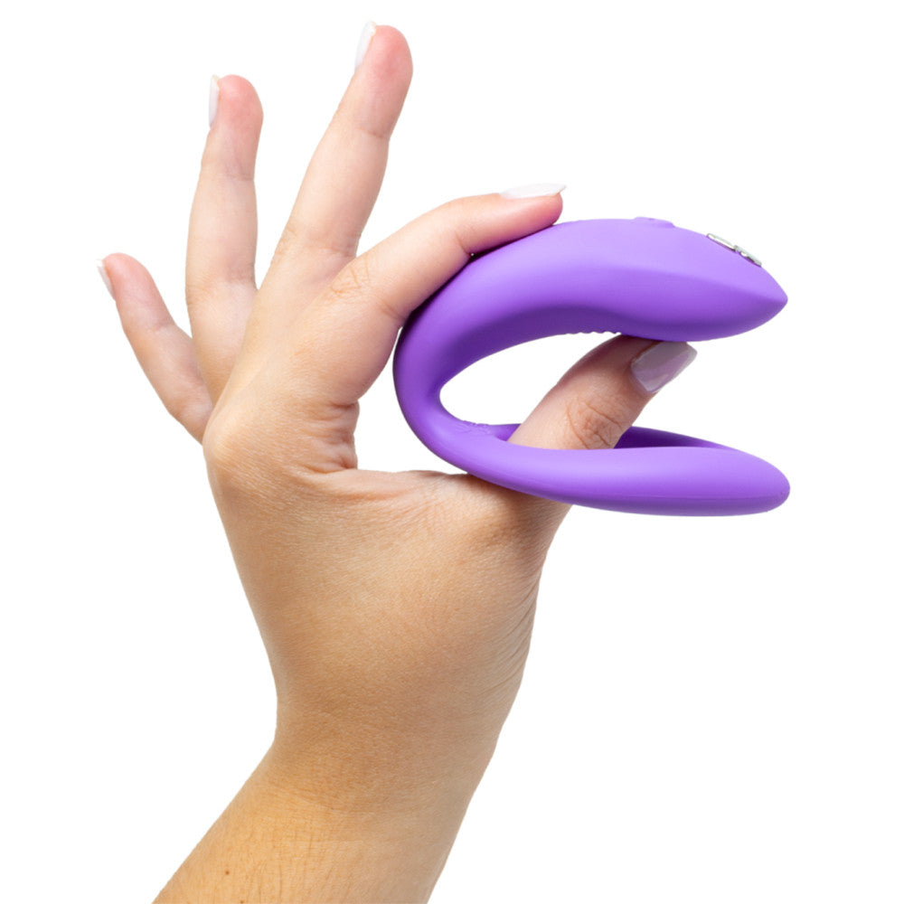 We-Vibe Sync O Rechargeable Silicone Remote & App Controlled Couples Vibrator - Purple