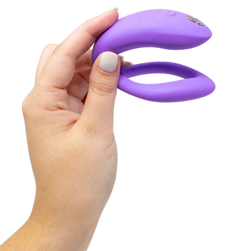 We-Vibe Sync O Rechargeable Silicone Remote & App Controlled Couples Vibrator - Purple