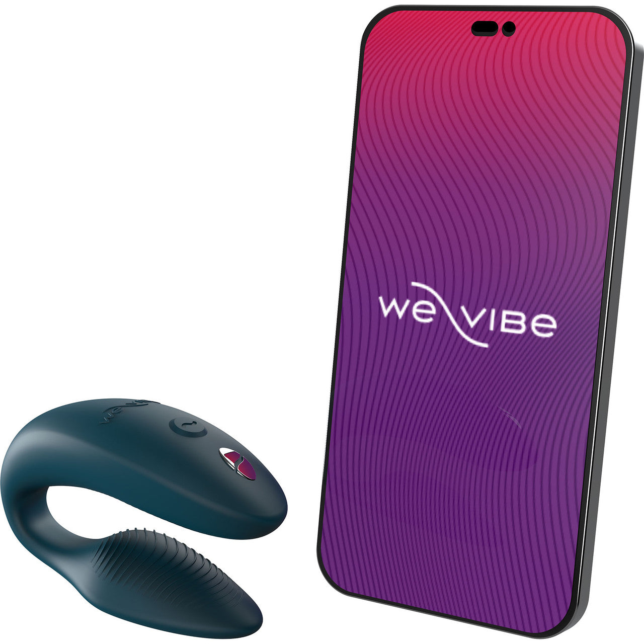 We-Vibe Sync Rechargeable Silicone Remote & App Controlled Couples Vibrator - Green Velvet