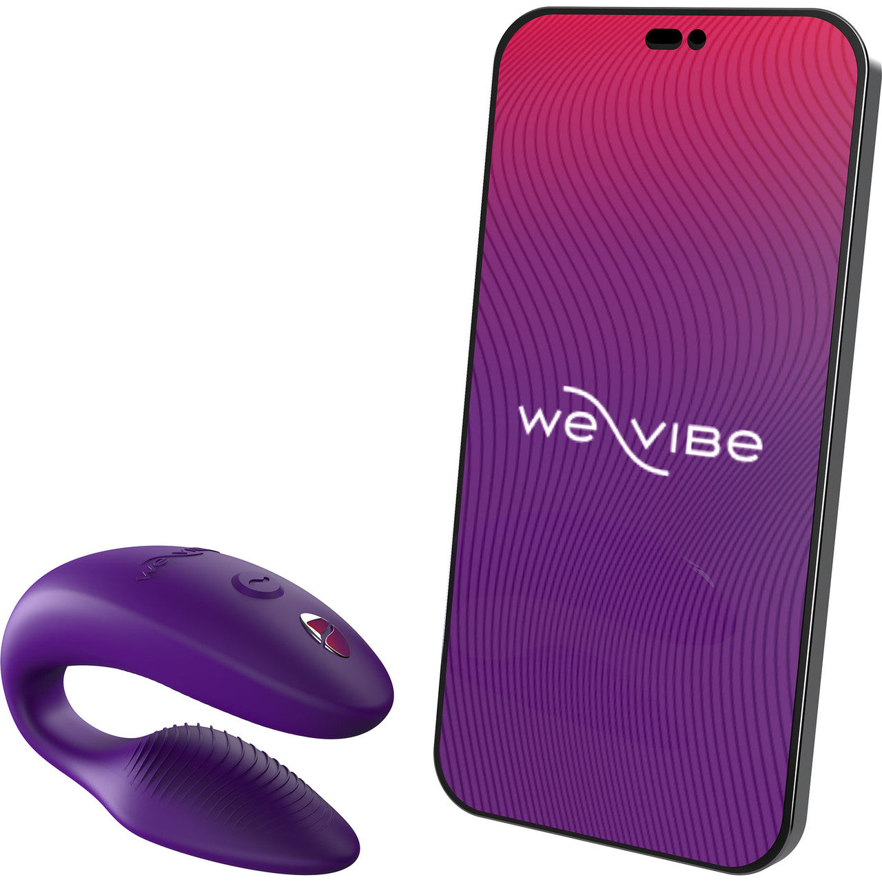 We-Vibe Sync Rechargeable Silicone Remote & App Controlled Couples Vibrator - Purple