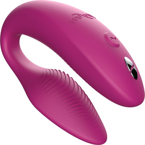 We-Vibe Sync Rechargeable Silicone Remote & App Controlled Couples Vibrator - Dusty Pink